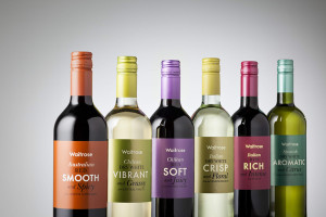 Bold and simple wine labels